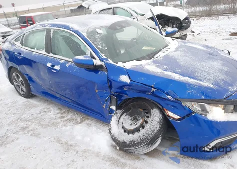 2020 Honda Civic Lx из США, поврежденный, VIN 19XFC2F64LE216499